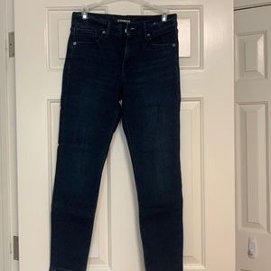 Express Jean Leggings in dark wash